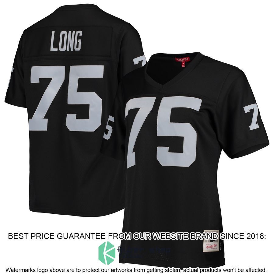 Howie Long Las Vegas Raiders Mitchell & Ness Women's Legacy Replica Black Football Jersey