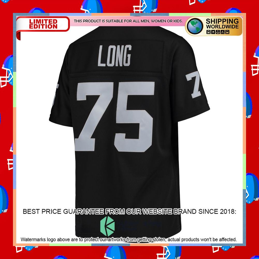 Howie Long Las Vegas Raiders Mitchell & Ness Women's Legacy Replica Black Football Jersey 7 Howie Long Las Vegas Raiders Mitchell & Ness Women's Legacy Replica Black Football Jersey word3
