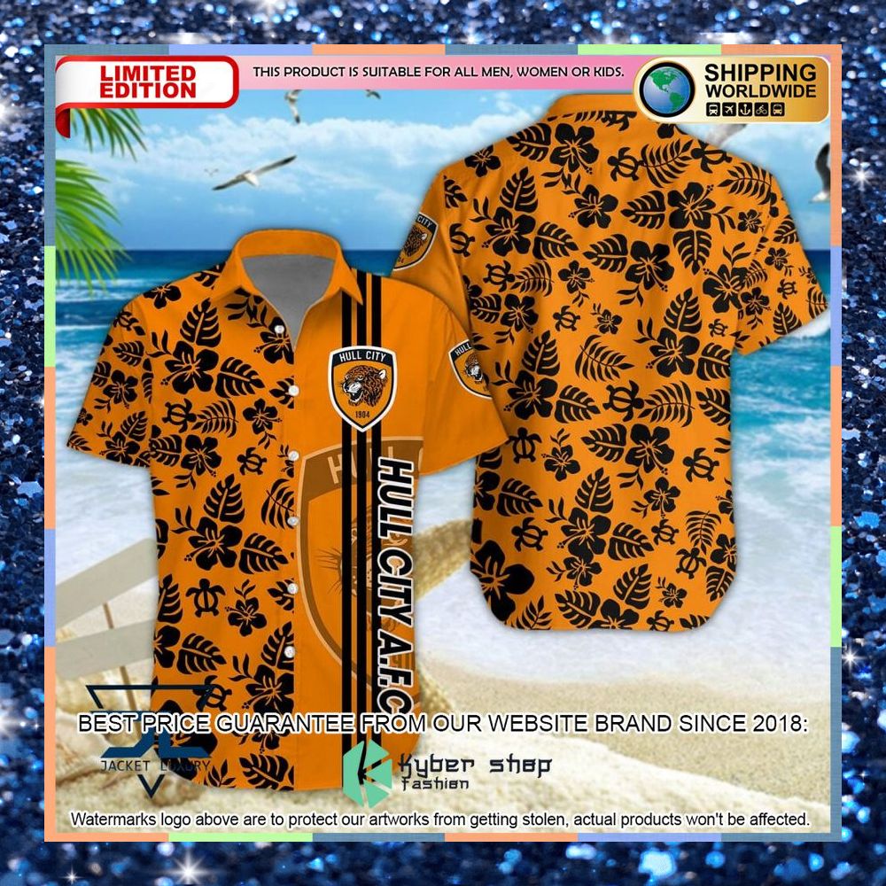 Hull City Hawaiian Shirt, Shorts 3 Hull City Hawaiian Shirt, Shorts word1