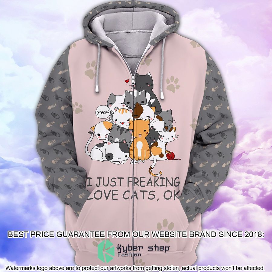 I Just Freaking Love Cats Shirt, Hoodie