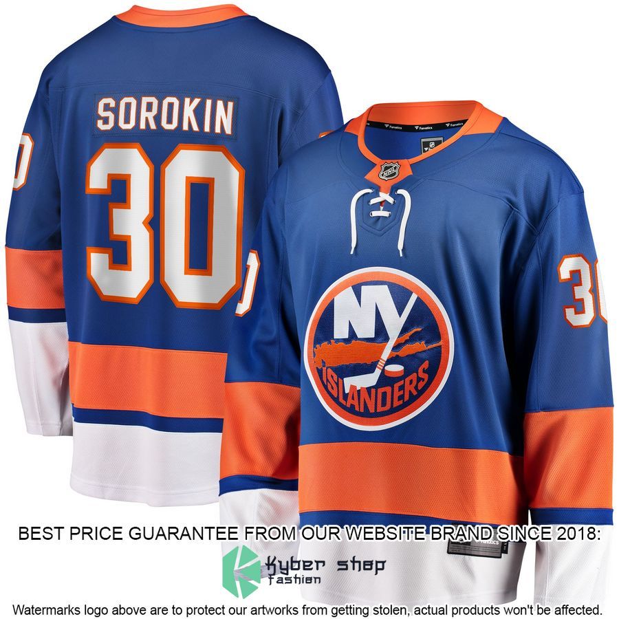 Ilya Sorokin New York Islanders Home Royal Hockey Jersey