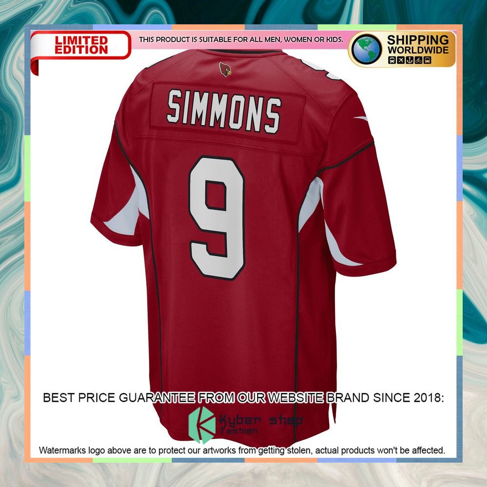 Isaiah Simmons Arizona Cardinals Cardinal Football Jersey 7 Isaiah Simmons Arizona Cardinals Cardinal Football Jersey word1