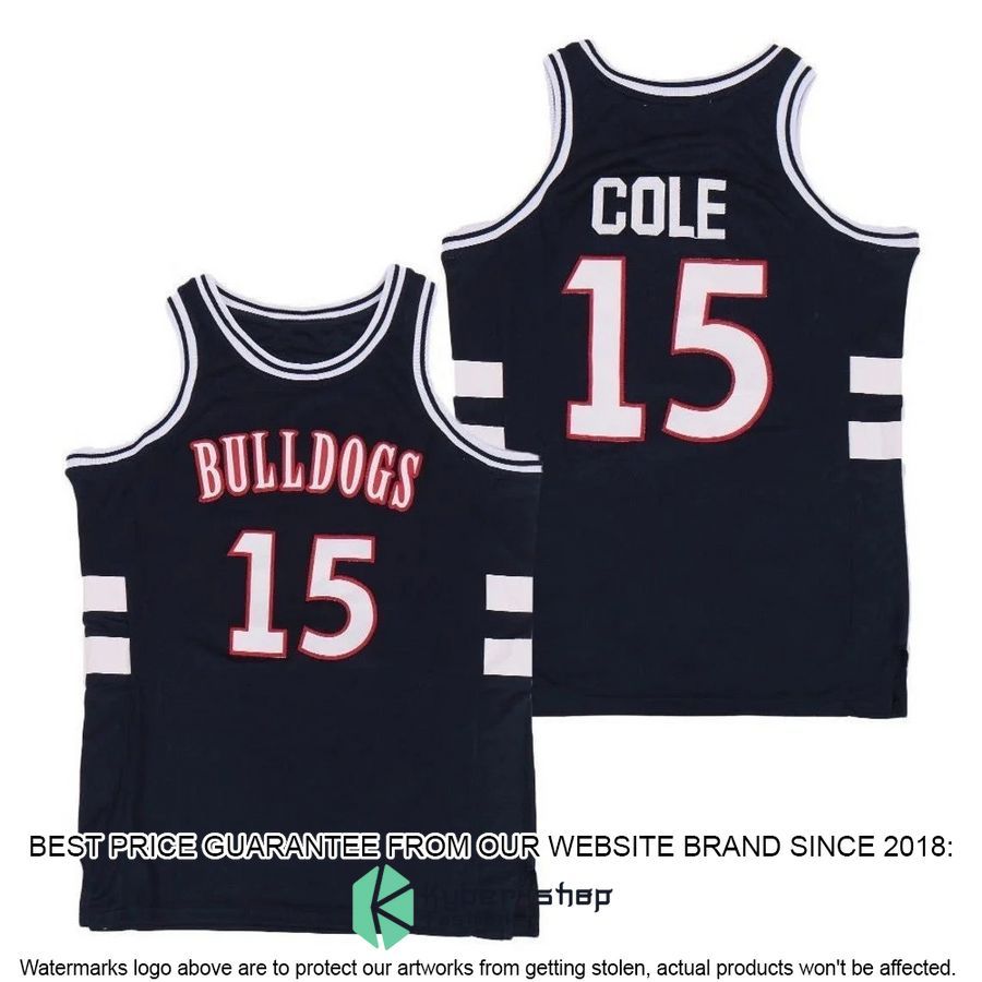 J Cole Bulldogs High School Basketball Jersey word3