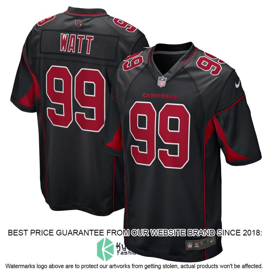 J.J. Watt Arizona Cardinals 2nd Alternate Black Football Jersey
