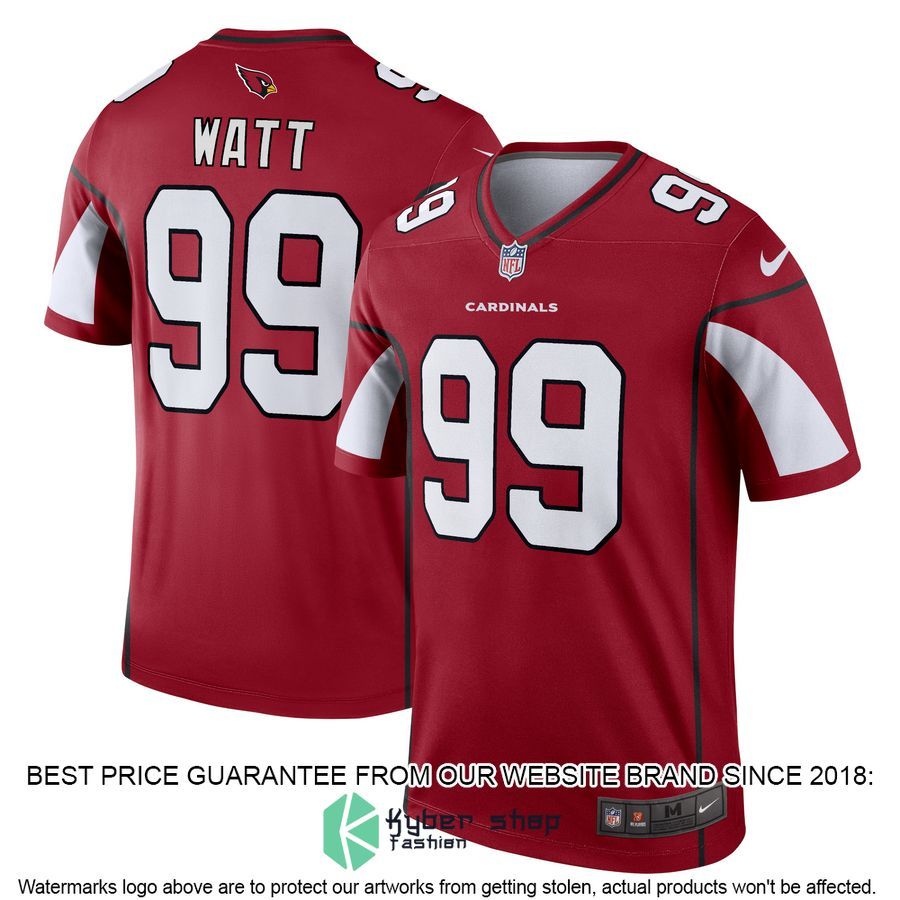 J.J. Watt Arizona Cardinals Cardinal Football Jersey 4 J.J. Watt Arizona Cardinals Cardinal Football Jersey word1