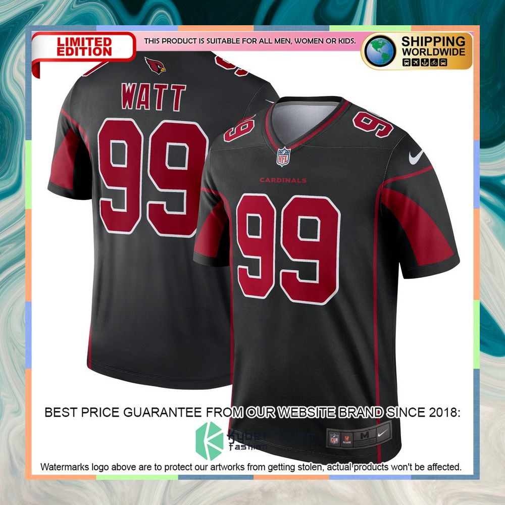 J.J. Watt Arizona Cardinals Cardinal Football Jersey 10 J.J. Watt Arizona Cardinals Cardinal Football Jersey word1