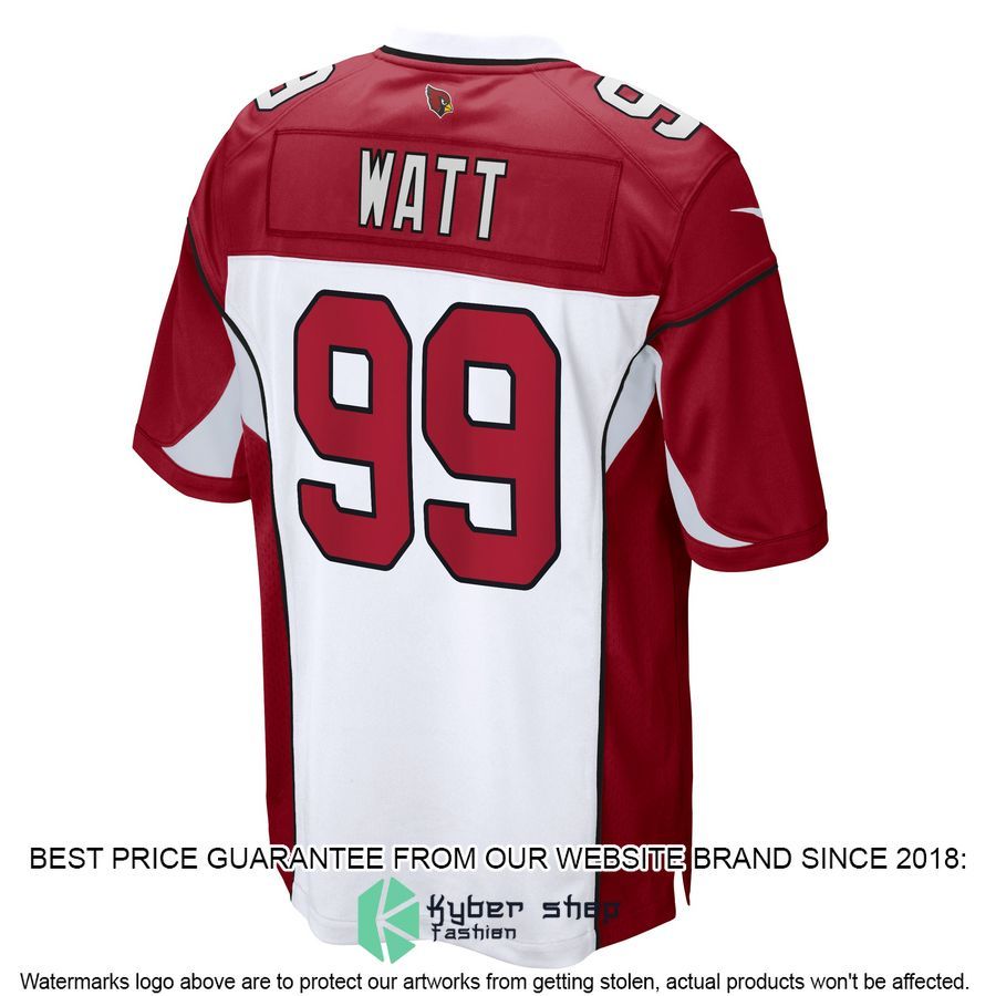 J.J. Watt Arizona Cardinals White Football Jersey 3 J.J. Watt Arizona Cardinals White Football Jersey word1