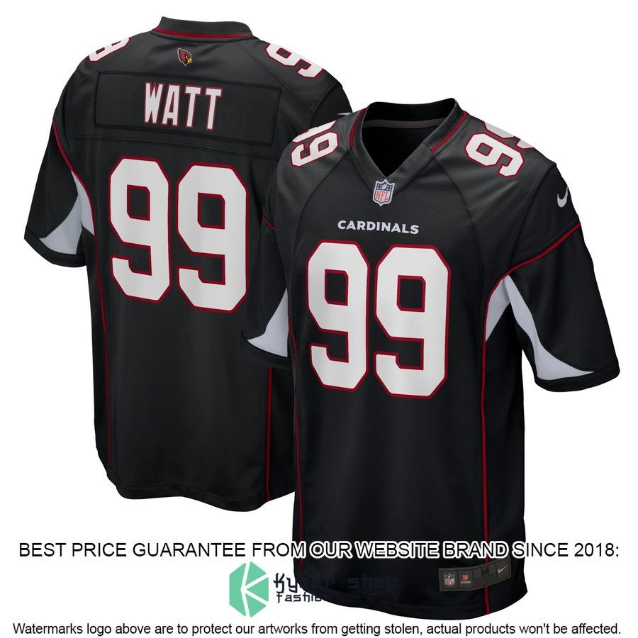 J.J. Watt Arizona Cardinals White Football Jersey 5 J.J. Watt Arizona Cardinals White Football Jersey word1
