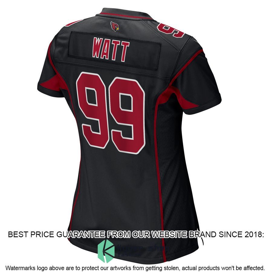 J.J. Watt Arizona Cardinals Women's 2nd Alternate Black Football Jersey 3 J.J. Watt Arizona Cardinals Women's 2nd Alternate Black Football Jersey word3