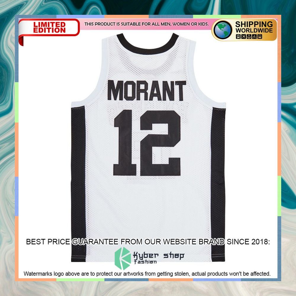 Ja Morant Crestwood Knights High School Basketball Jersey 6 Ja Morant Crestwood Knights High School Basketball Jersey word2