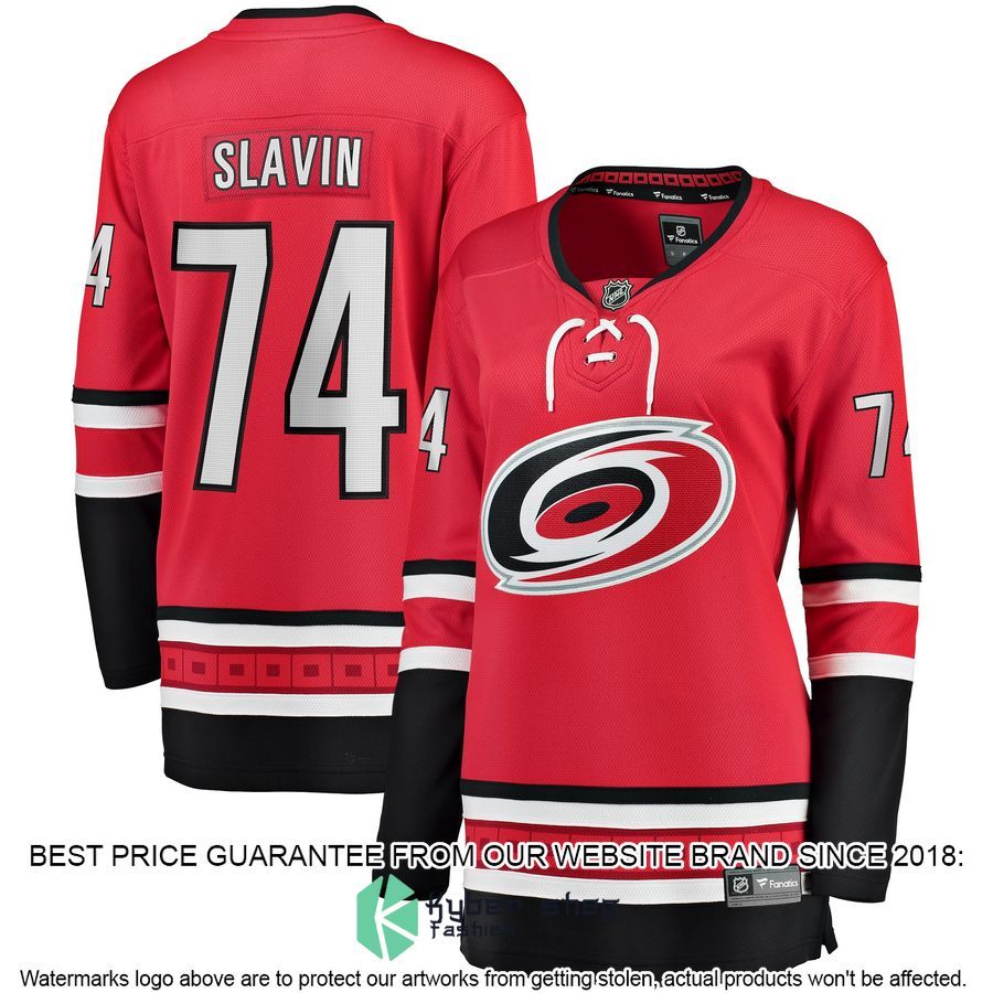 Jaccob Slavin Carolina Hurricanes Women's Home Black Hockey Jersey 5 Jaccob Slavin Carolina Hurricanes Women's Home Black Hockey Jersey word2