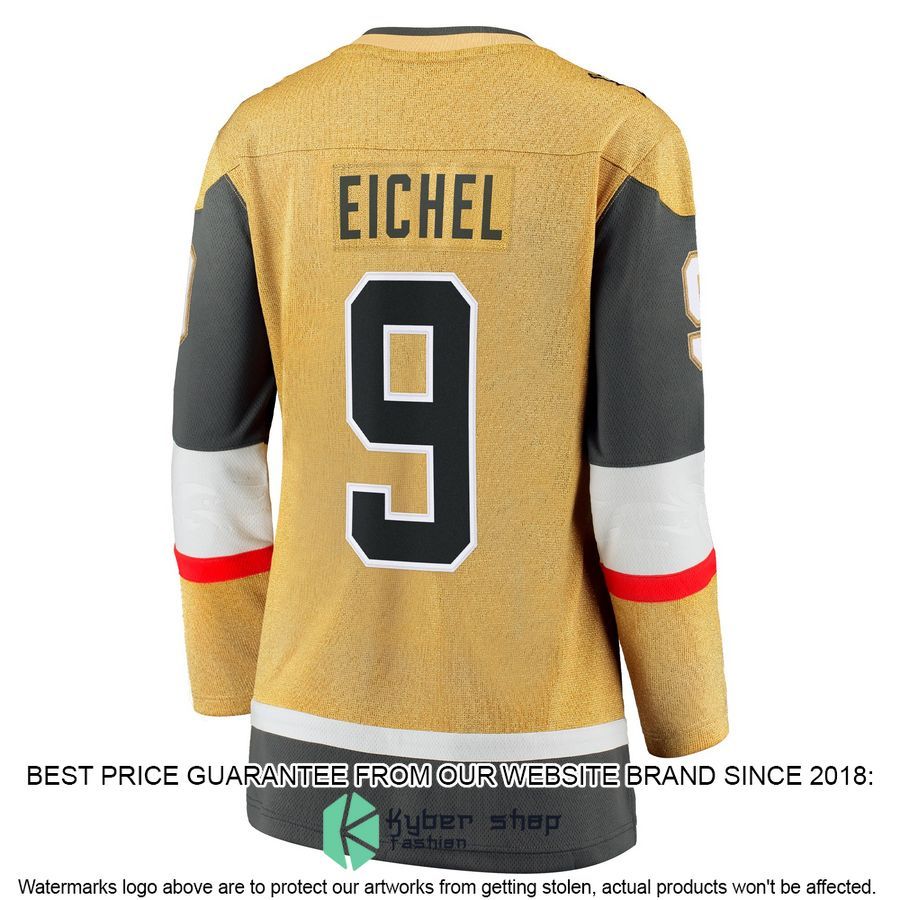 Jack Eichel Vegas Golden Knights Women's Alternate Premier Gold Hockey Jersey 3 Jack Eichel Vegas Golden Knights Women's Alternate Premier Gold Hockey Jersey word2