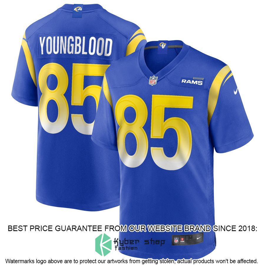 Jack Youngblood Los Angeles Rams Royal Football Jersey