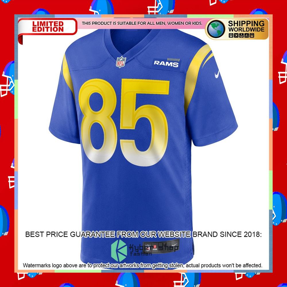 Jack Youngblood Los Angeles Rams Royal Football Jersey 6 Jack Youngblood Los Angeles Rams Royal Football Jersey word2