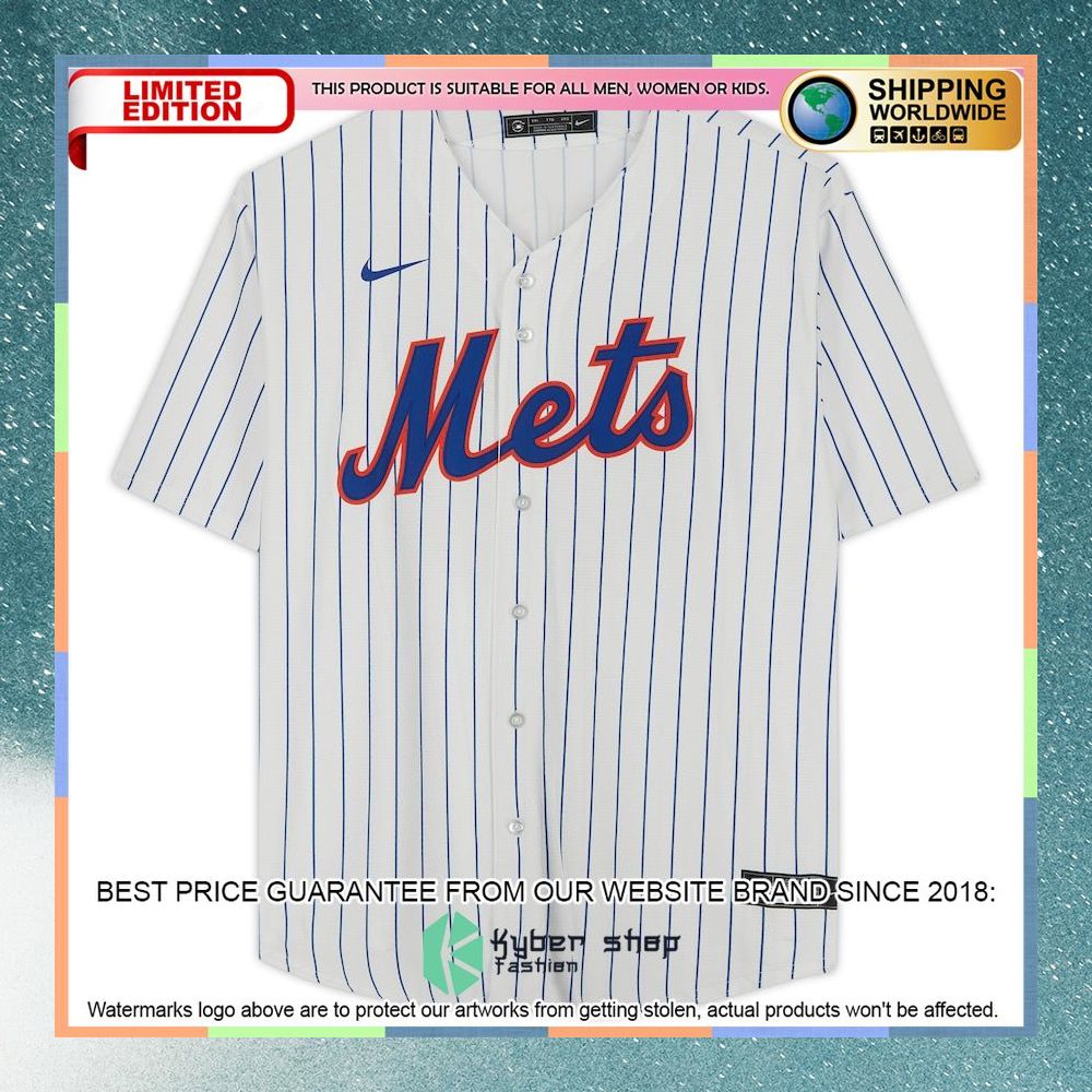 Jacob Degrom New York Mets White Baseball Jersey 6 Jacob Degrom New York Mets White Baseball Jersey word1