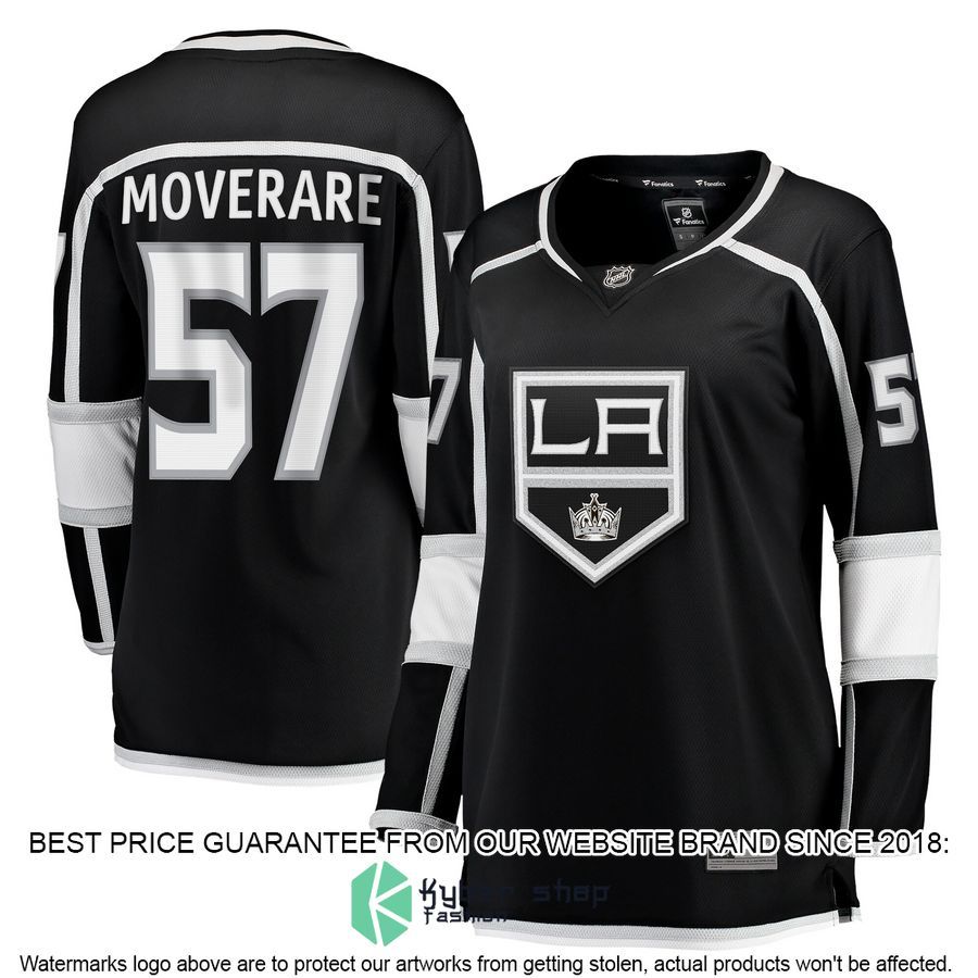 Jacob Moverare Los Angeles Kings Women's Black Hockey Jersey