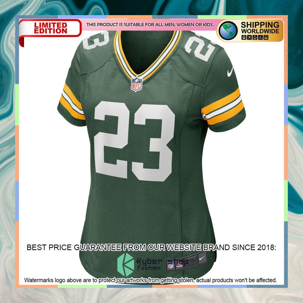 Jaire Alexander Green Bay Packers Women's Green Football Jersey 6 Jaire Alexander Green Bay Packers Women's Green Football Jersey word1