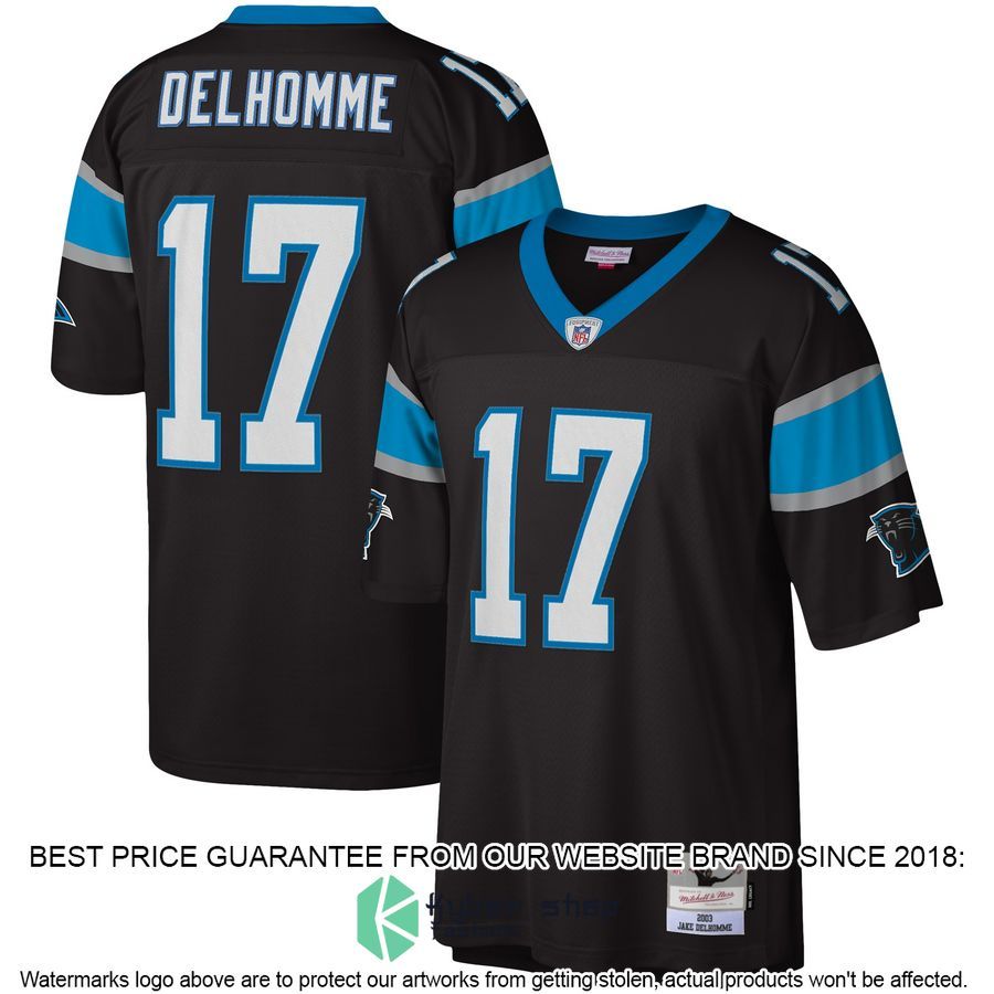 Jake Delhomme Carolina Panthers Mitchell & Ness 2003 Legacy Replica Black Football Jersey