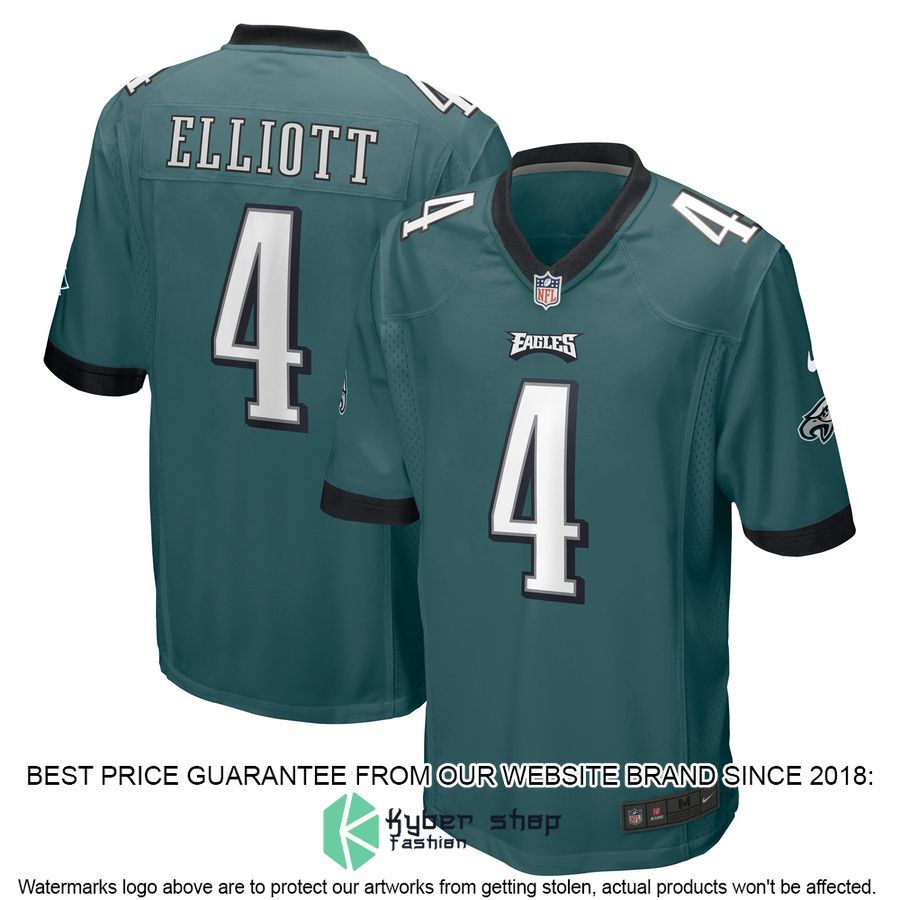 Jake Elliott Philadelphia Eagles Midnight Green Football Jersey 4 Jake Elliott Philadelphia Eagles Midnight Green Football Jersey word3