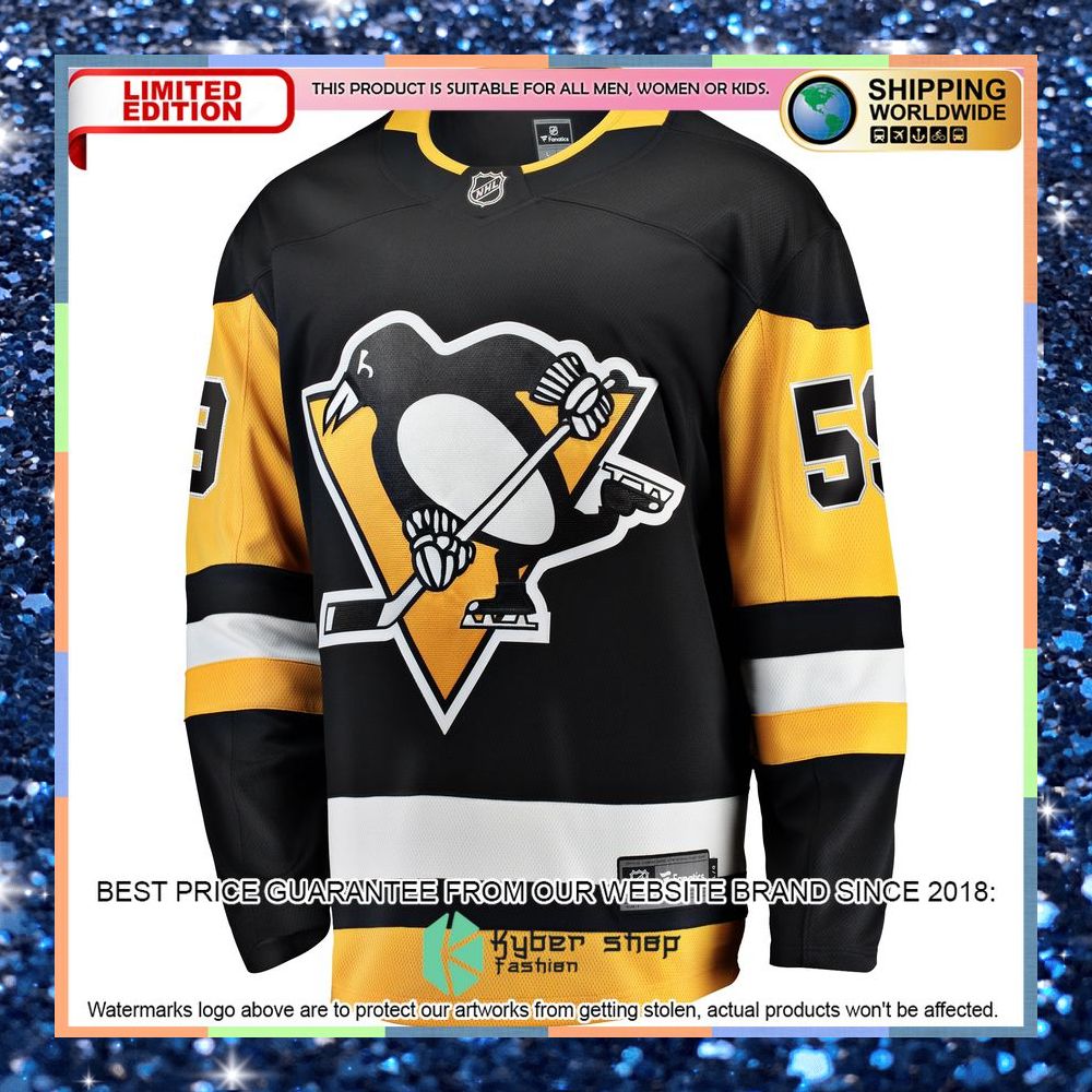 Jake Guentzel Pittsburgh Penguins Home Premier Black Hockey Jersey 6 Jake Guentzel Pittsburgh Penguins Home Premier Black Hockey Jersey word3