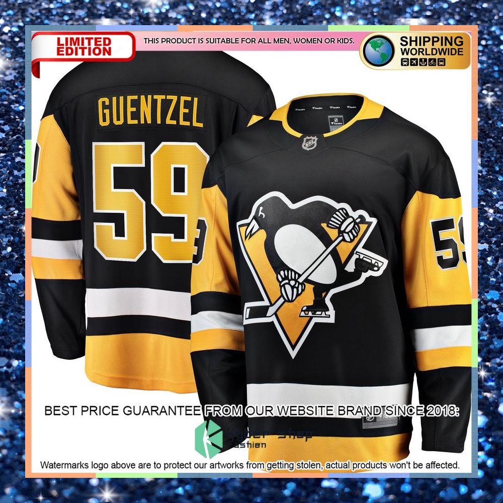 Jake Guentzel Pittsburgh Penguins Home Premier Black Hockey Jersey 8 Jake Guentzel Pittsburgh Penguins Home Premier Black Hockey Jersey word3