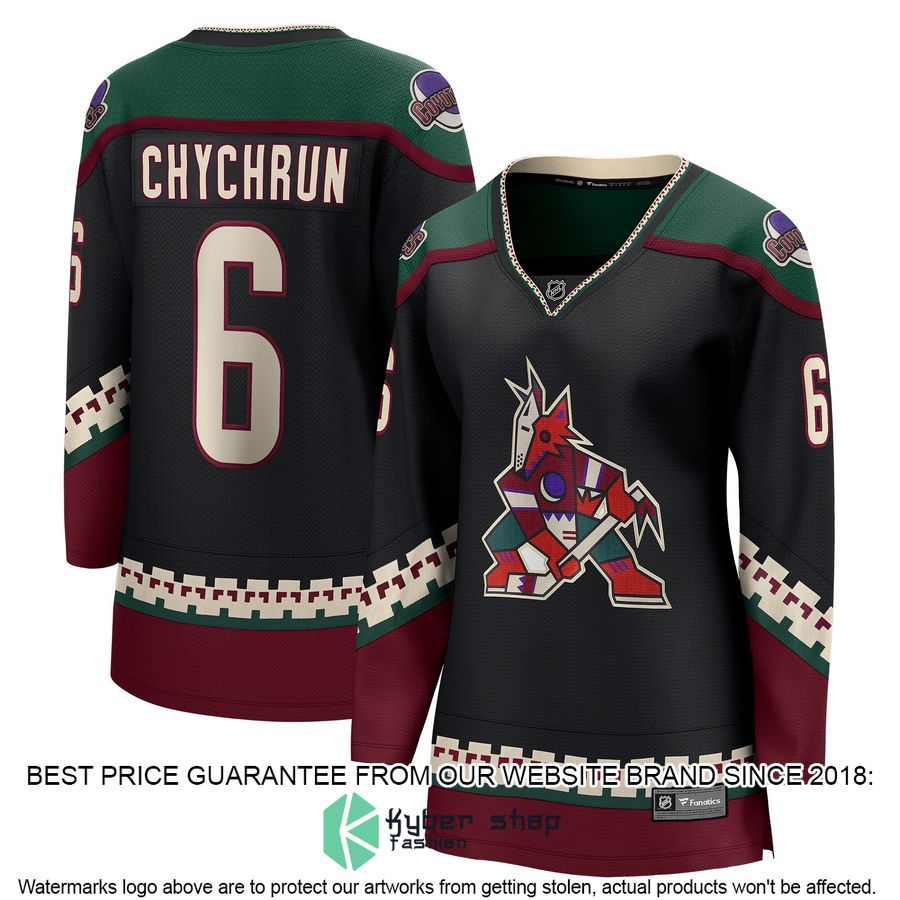 Jakob Chychrun Arizona Coyotes Women's Black Hockey Jersey