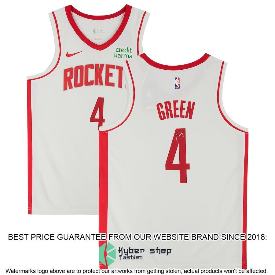 Jalen Green Houston Rockets Nike 2021-22 White Basketball Jersey