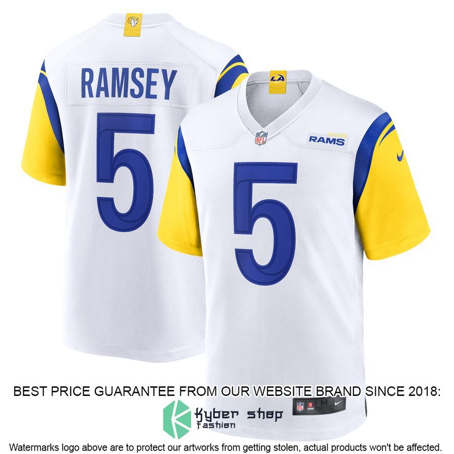 Jalen Ramsey Los Angeles Rams Alternate White Football Jersey