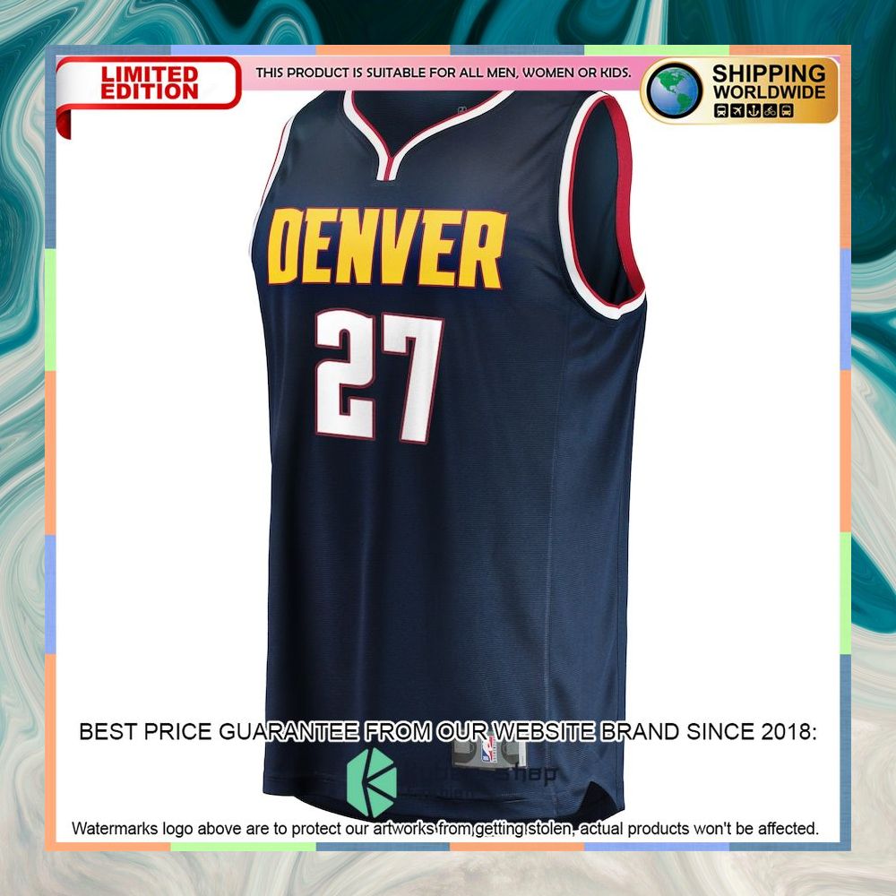 Jamal Murray Denver Nuggets Blue Basketball Jersey 5 Jamal Murray Denver Nuggets Blue Basketball Jersey word1