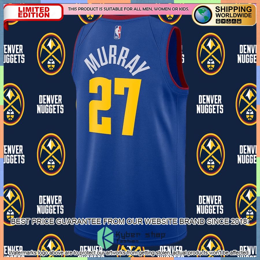 Jamal Murray Denver Nuggets Jordan Brand 2020-21 Blue Basketball Jersey 6 Jamal Murray Denver Nuggets Jordan Brand 2020-21 Blue Basketball Jersey word1