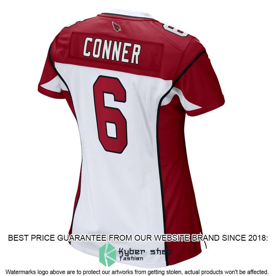 James Conner Arizona Cardinals Women's White Football Jersey 3 James Conner Arizona Cardinals Women's White Football Jersey word2