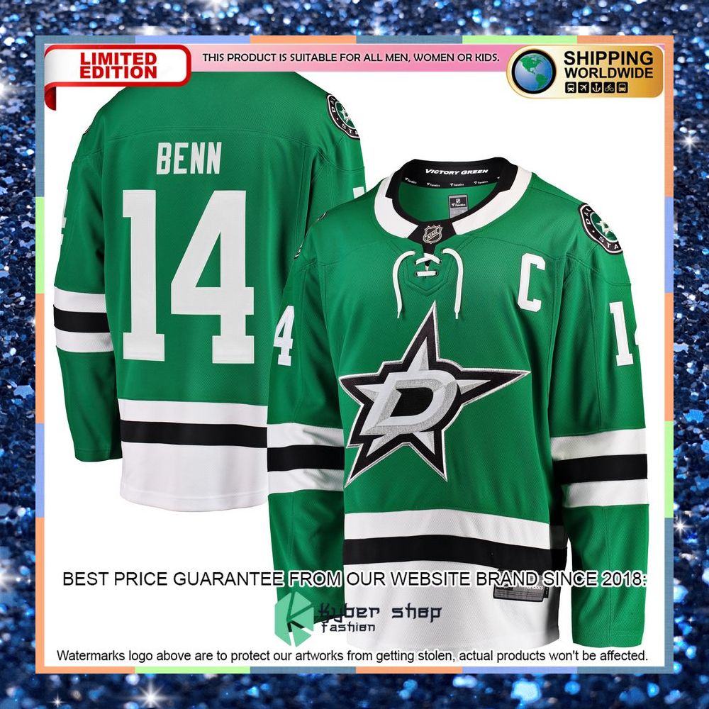 Jamie Benn Dallas Stars Breakaway Green Hockey Jersey 10 Jamie Benn Dallas Stars Breakaway Green Hockey Jersey word1