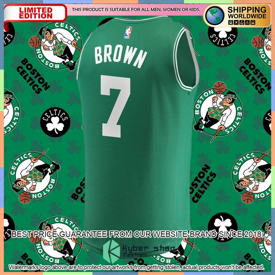 Jaylen Brown Boston Celtics Player Green Basketball Jersey 6 Jaylen Brown Boston Celtics Player Green Basketball Jersey word3