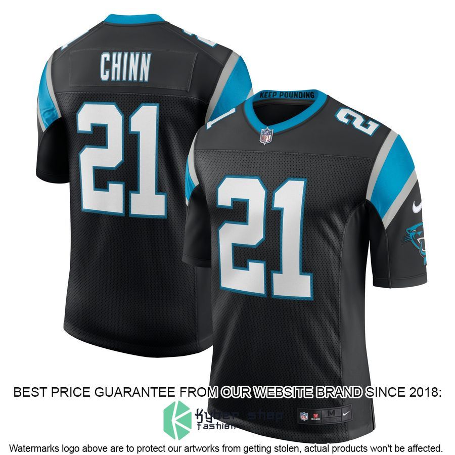 Jeremy Chinn Carolina Panthers Vapor Black Football Jersey
