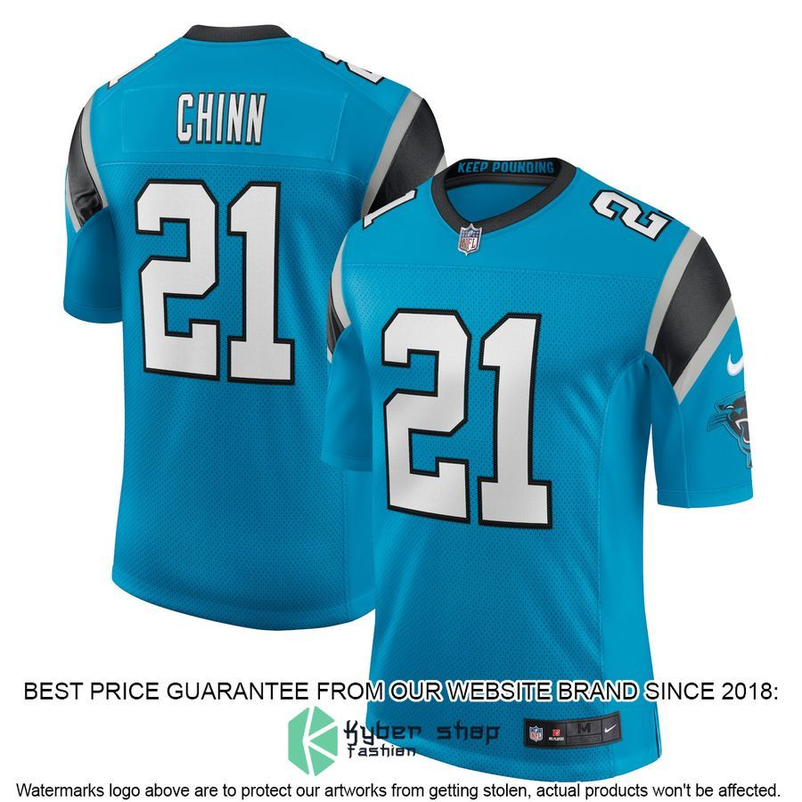Jeremy Chinn Carolina Panthers Vapor Blue Football Jersey
