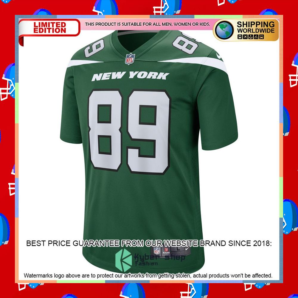 Jeremy Ruckert New York Jets Gotham Green Football Jersey 6 Jeremy Ruckert New York Jets Gotham Green Football Jersey word3