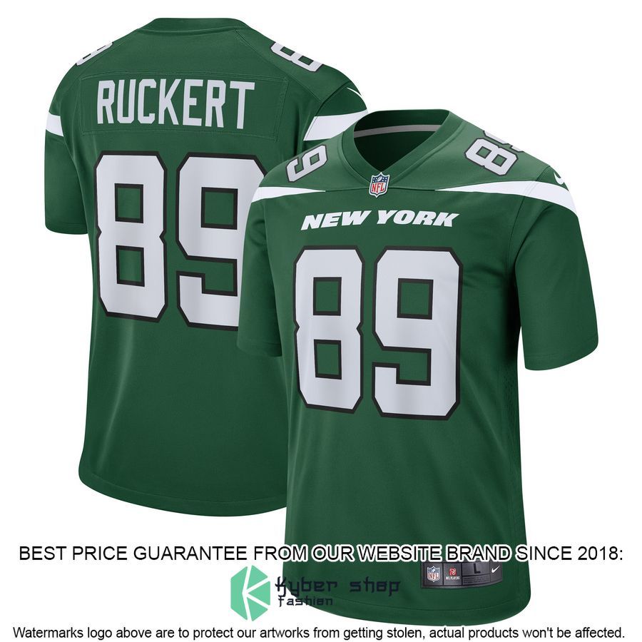 Jeremy Ruckert New York Jets Gotham Green Football Jersey 4 Jeremy Ruckert New York Jets Gotham Green Football Jersey word3