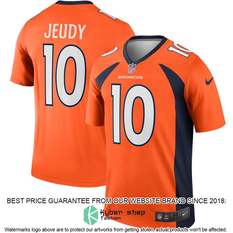 Jerry Jeudy Denver Broncos Legend Orange Football Jersey