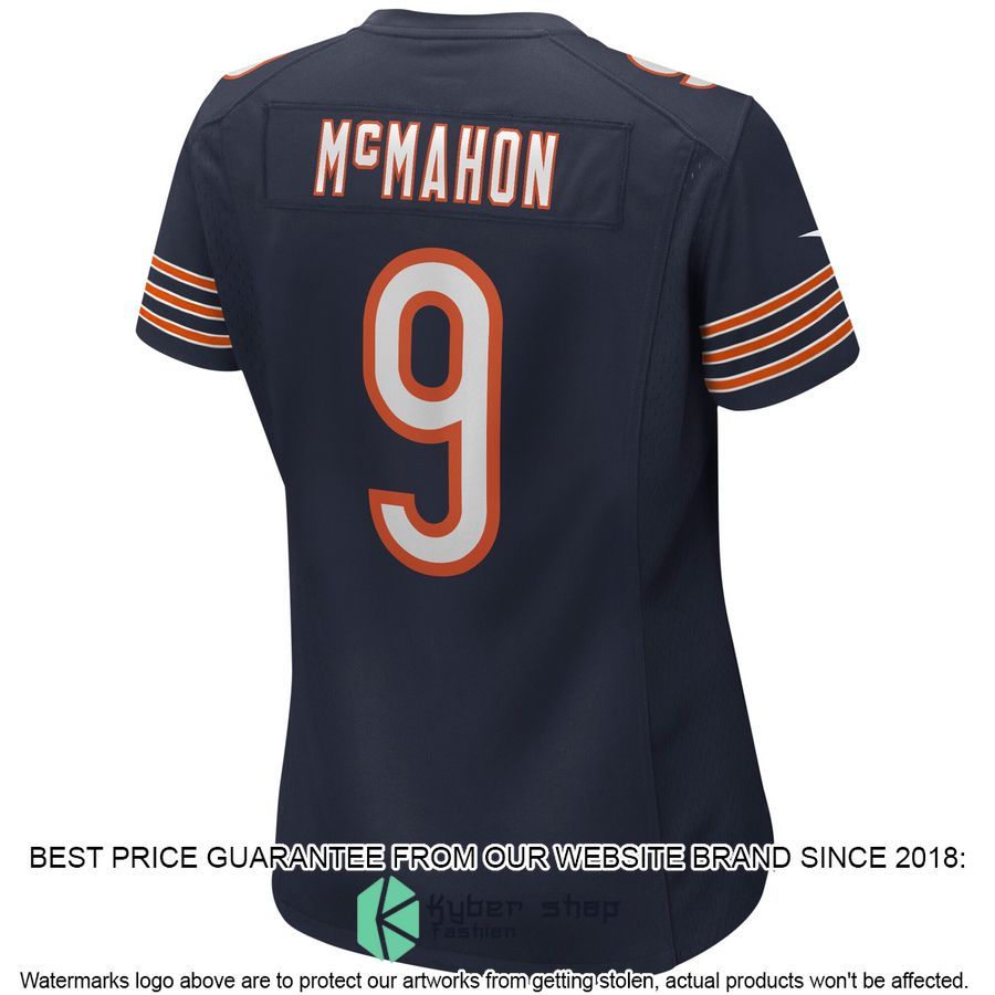 Jim McMahon Chicago Bears Women's Football Navy Football Jersey 3 Jim McMahon Chicago Bears Women's Football Navy Football Jersey word3