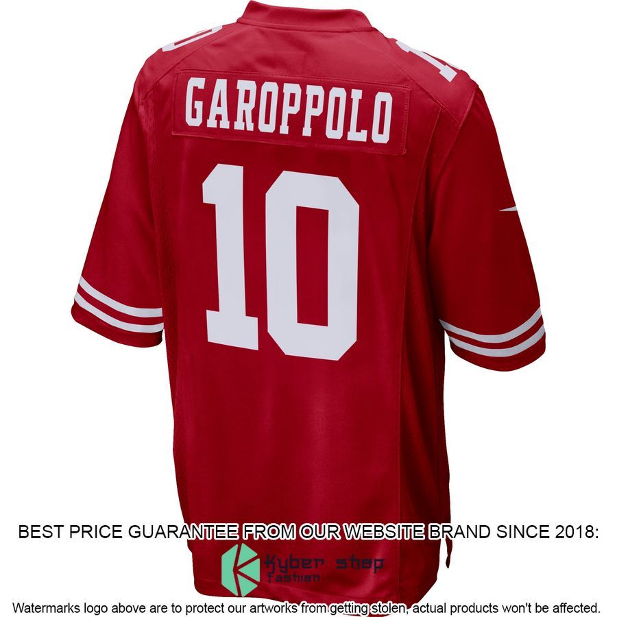 Jimmy Garoppolo San Francisco 49ers Scarlet Football Jersey 3 Jimmy Garoppolo San Francisco 49ers Scarlet Football Jersey word2