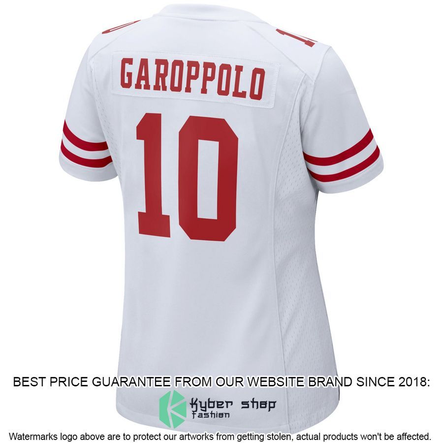 Jimmy Garoppolo San Francisco 49ers Women's Team Color White Football Jersey 3 Jimmy Garoppolo San Francisco 49ers Women's Team Color White Football Jersey word3