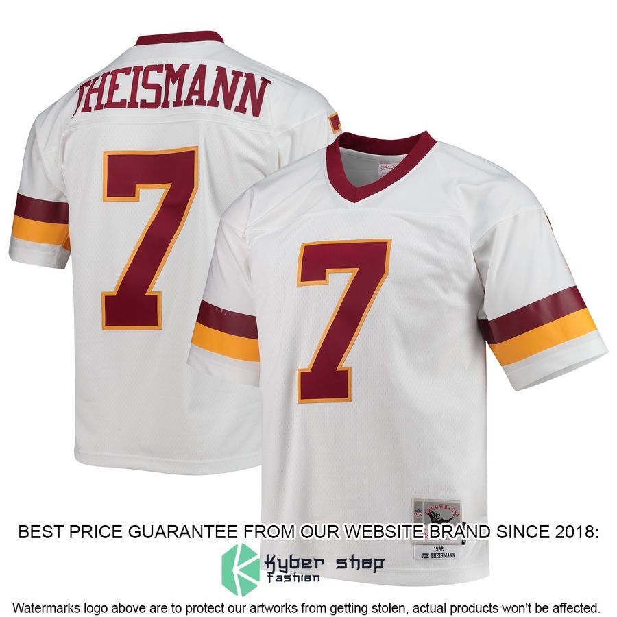 Joe Theismann Washington Football Team Mitchell & Ness 1982 Legacy Replica White Football Jersey 4 Joe Theismann Washington Football Team Mitchell & Ness 1982 Legacy Replica White Football Jersey word2