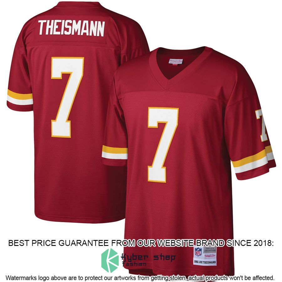 Joe Theismann Washington Football Team Mitchell & Ness 1982 Legacy Replica White Football Jersey 5 Joe Theismann Washington Football Team Mitchell & Ness 1982 Legacy Replica White Football Jersey word2