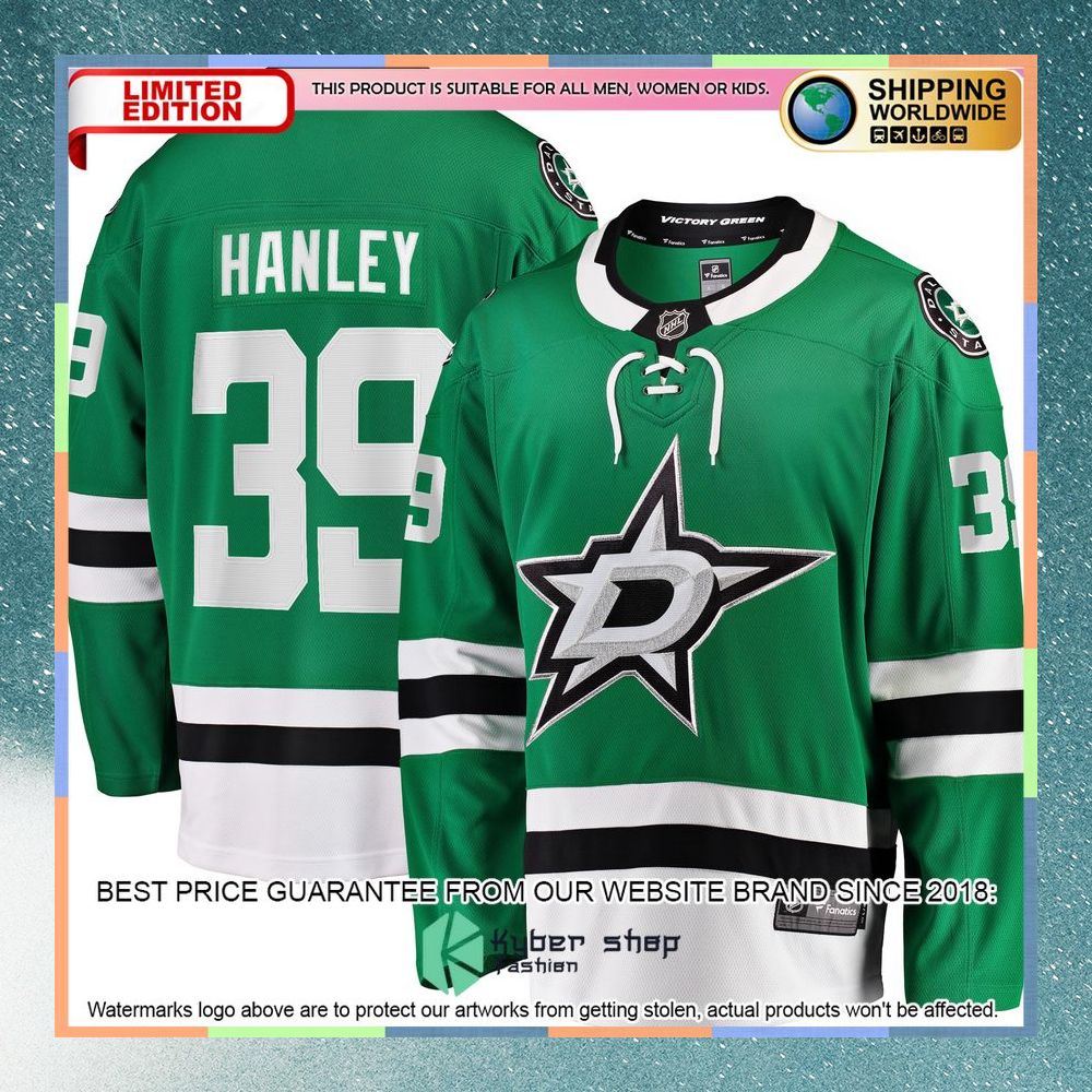 Joel Hanley Dallas Stars Kelly Green Hockey Jersey 8 Joel Hanley Dallas Stars Kelly Green Hockey Jersey word1