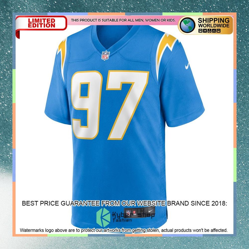 Joey Bosa Los Angeles Chargers Powder Blue Football Jersey 6 Joey Bosa Los Angeles Chargers Powder Blue Football Jersey word3