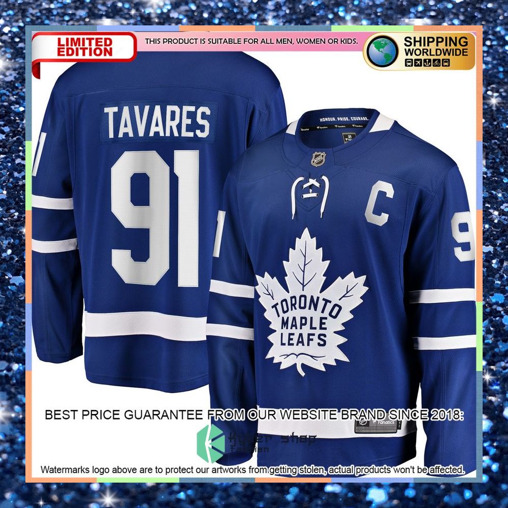 John Tavares Toronto Maple Leafs Home Captain Premier Blue Hockey Jersey 5 John Tavares Toronto Maple Leafs Home Captain Premier Blue Hockey Jersey word2