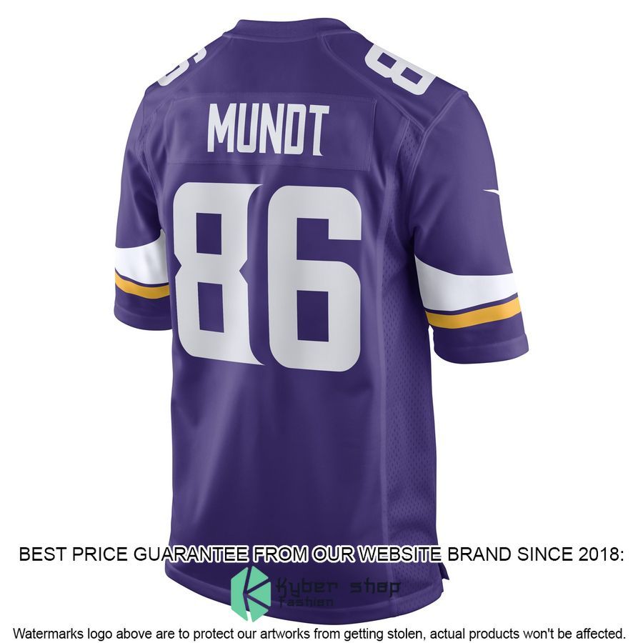 Johnny Mundt Minnesota Vikings Purple Football Jersey 3 Johnny Mundt Minnesota Vikings Purple Football Jersey word2