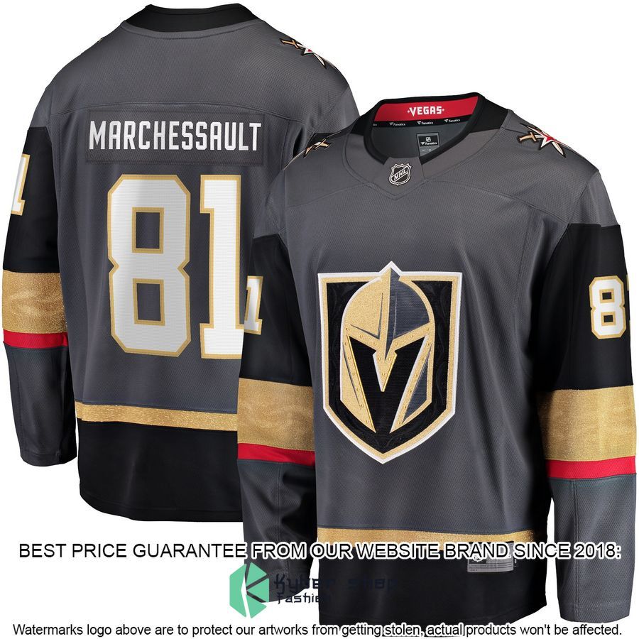 Jonathan Marchessault Vegas Golden Knights Premier Gray Hockey Jersey