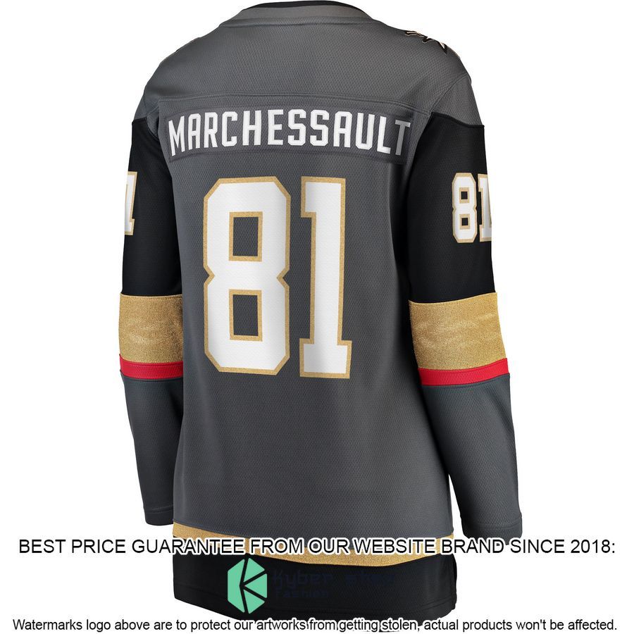 Jonathan Marchessault Vegas Golden Knights Women's Home Premier Gray Hockey Jersey 3 Jonathan Marchessault Vegas Golden Knights Women's Home Premier Gray Hockey Jersey word1