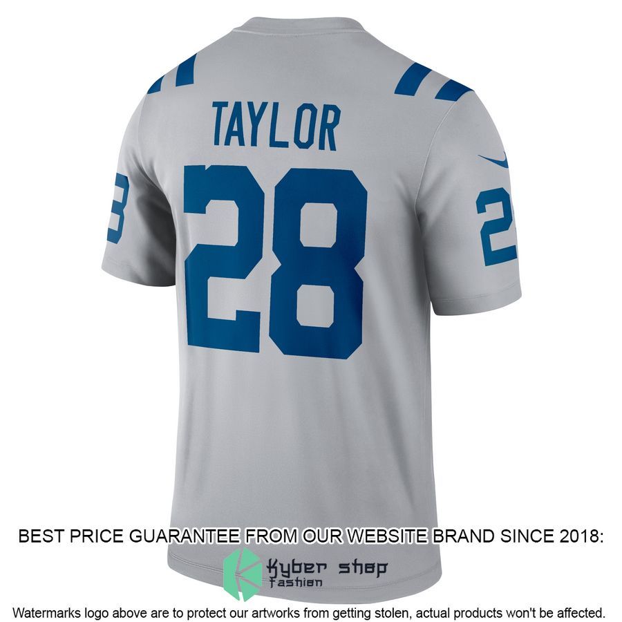 Jonathan Taylor Indianapolis Colts Inverted Legend Gray Football Jersey 3 Jonathan Taylor Indianapolis Colts Inverted Legend Gray Football Jersey word1